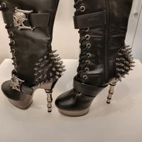 3 paia stivali da donna taglia 38