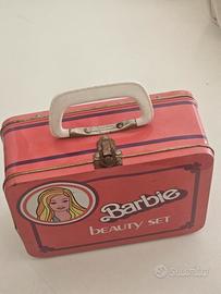 Scatola porta trucchi Barbie vintage anni 70