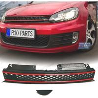 GRIGLIA VOLKSWAGEN VW GOLF 6 LOOK GTI NERO ROSSO