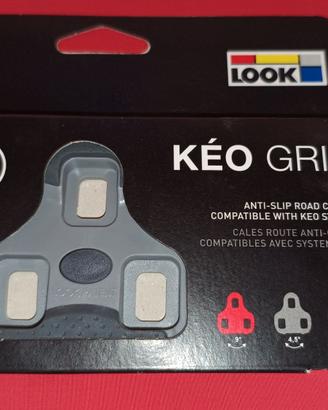 Tacchette LOOK KEO GRIP grigie