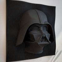 Arte da Muro stratificata 3D di Darth Vader