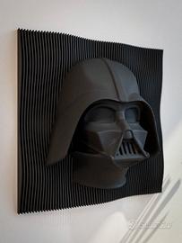 Arte da Muro stratificata 3D di Darth Vader