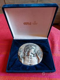 Medaglia scultura premio del CONI Olimpiadi 