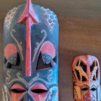 Maschere Masai Legno Kenya