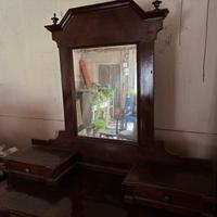 Specchiera antica in legno