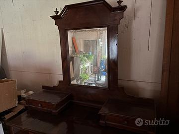 Specchiera antica in legno
