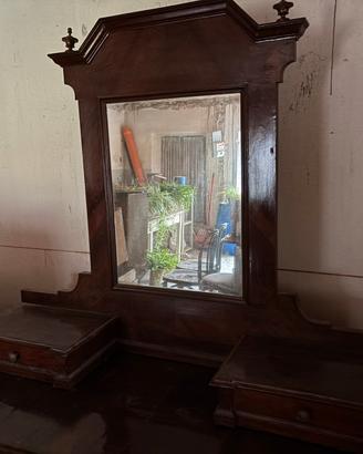 Specchiera antica in legno