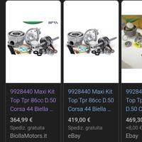 maxi kit top tpr 86 piaggio runner