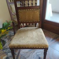Sei sedie d' epoca