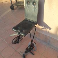 Sedile bambini con poggiapiedi x bici adulto,integ