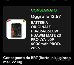 Batteria huawei 20 mate pro