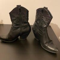 Stivali camperos in 100% pelle donna