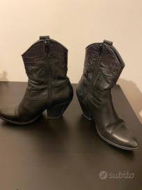 Stivali camperos in 100% pelle donna