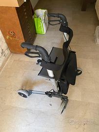 Deambulatore tipo Rollator, duralluminio mod. CITY