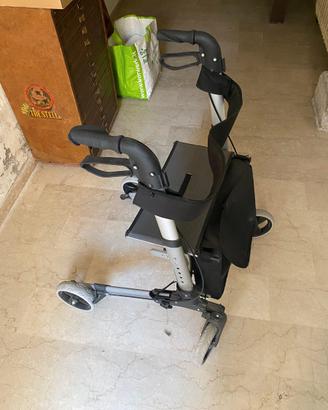 Deambulatore tipo Rollator, duralluminio mod. CITY