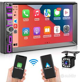 Autoradio 2DIN CarPlay android wifi telecomandi