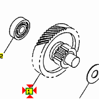 -Albero primario Yamaha BW'S 50 4SBE74100000
