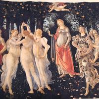 Tela dipinto La Primavera di Botticelli