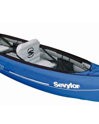 Canoa Kayak biposto gonfiabile Sevylor con pagaie