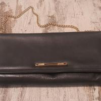 BORSETTA NERA VERA PELLE ANNI '90 VINTAGE BARATTO