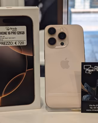 iPhone 16 Pro 128GB desert usato garanzia
