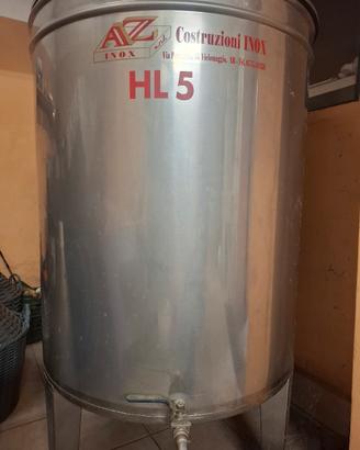 Cisterna inox 500 L 