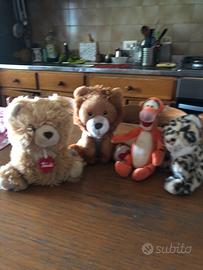 Orsetto e leoncino peluche trudi e tigrotti