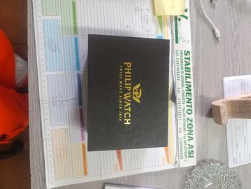 scatola Philip Watch per orologi Nuova completa 