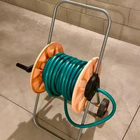 Carrello con canna da 25 mt