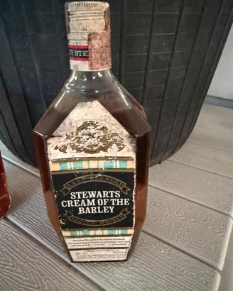 Stewart's crean of the barley rare scotch whisky