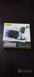 stazione di ricarica wireless 4in1