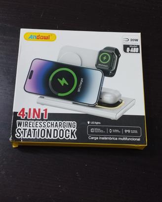 stazione di ricarica wireless 4in1
