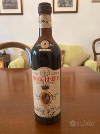 Bottiglia Brolio Riserva Barone Ricasoli 1967