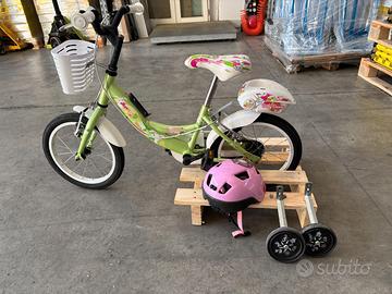 Bici bambina VENERE BABY BUNNY 14 pollici verde