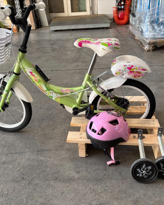 Bici bambina VENERE BABY BUNNY 14 pollici verde