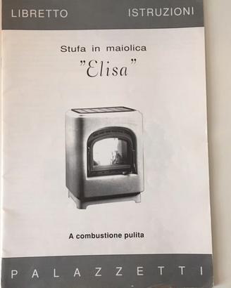 Stufa a legna in maiolica "Elisa" Palazzetti