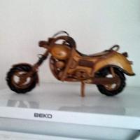 SOPRAMMOBILE IN LEGNO MOTO TIPO H.DAVIDSON