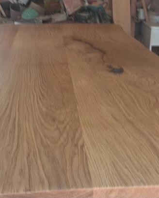 Tavolo artigianale in legno massello di Rovere
