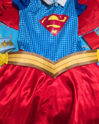 vestito Carnevale SuperGirl