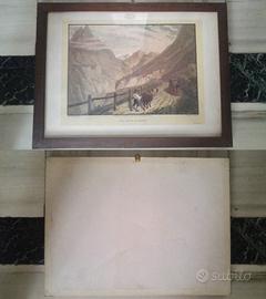 quadro(6) riproduzione stampa "the baths of bormio