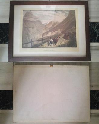 quadro(6) riproduzione stampa "the baths of bormio