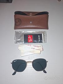 occhiali rayban hexagonal originali 