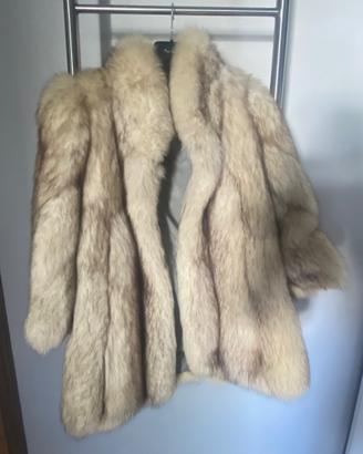 Pelliccia over  size Sartoriale in volpe artica