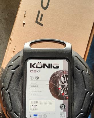 Catene Konig nuove mai montate