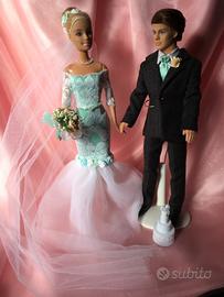 Barbie e Ken sposi ooak da collezione realizzati