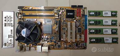 Scheda madre ASUS P5K SE completa