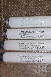 tubo fluorescente 18W T8 varie tonalita
