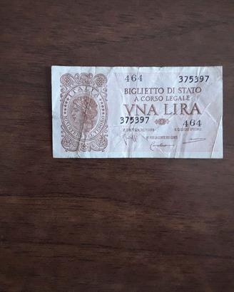 Biglietto di stato da 1 lira