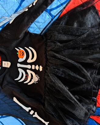 vestito halloween per bambina 1 anno