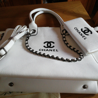 Borsa nuova bianca con portafoglio